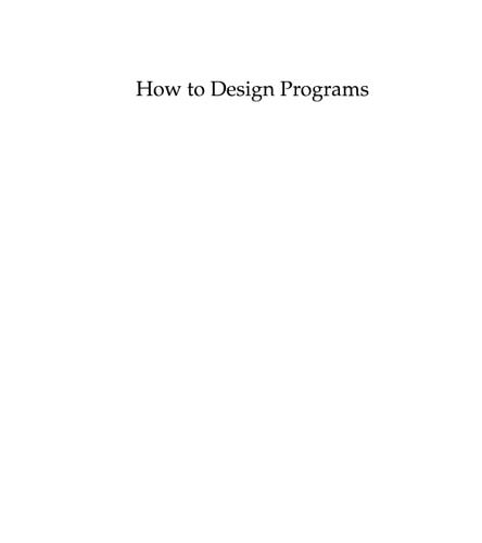 How to Design Classes. Data: Structure and Organization