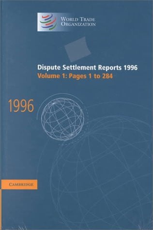 Dispute Settlement Reports 1996