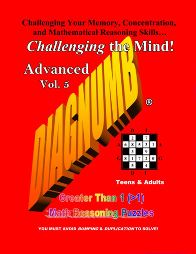 Diagnumb Advanced Vol. 5 Greater Than 1 (>1) Math Reasoning Puzzles