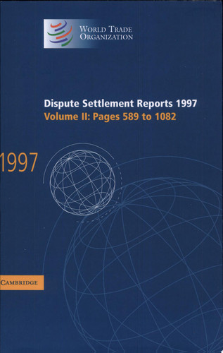 Dispute Settlement Reports 1997