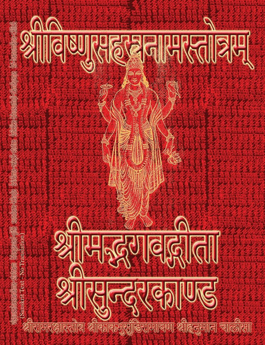 Vishnu-Sahasranama-Stotram, Bhagavad-Gita, Sundarakanda, Ramaraksha-Stotra, Bhushundi-Ramayana, Hanuman-Chalisa etc., Hymns: Sanskrit Text with Transliteration (NO Translation) (Sanskrit Edition)