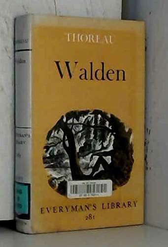 Walden (Everyman's Library, No 281)