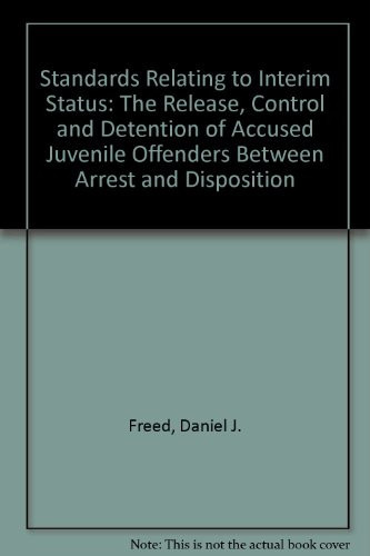 Cover of Standards Relating to Interim Status
