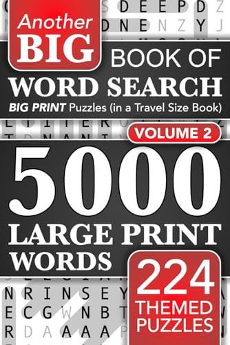 Big Book of Word Search - 5000 Large Print Words: 224 Themed Puzzles for Adults, Seniors and Teens (Words of Wonder!)