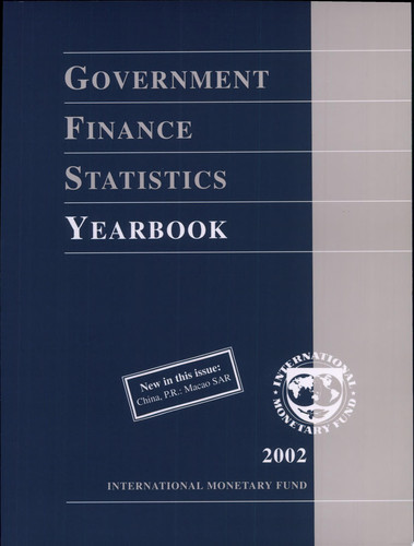 Government Finance Statistics Yearbook, 2002