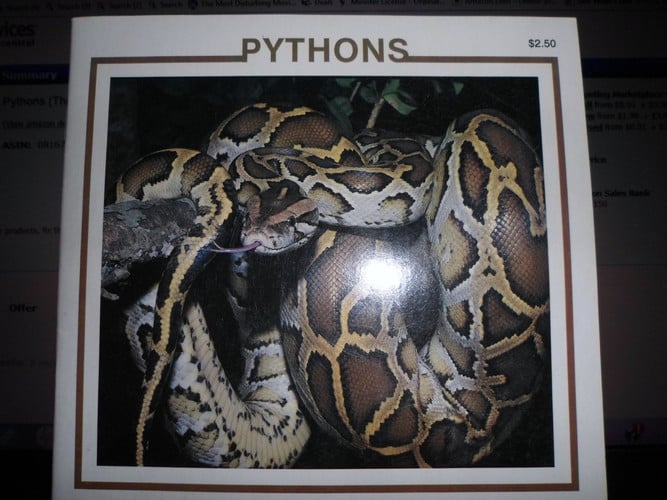 Cover of Pythons (The Snake Discovery Library)