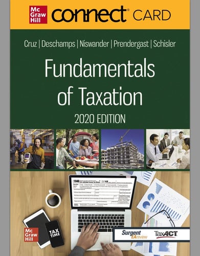 Connect Access Card for Fundamentals of Taxation 2020 Edition