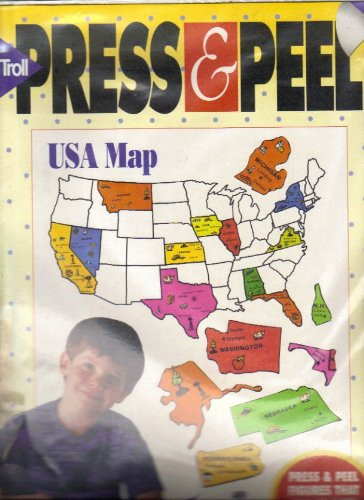 Cover of USA Map (Troll Press and Peel)