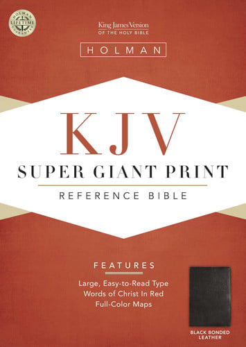 The Holy Bible Super Giant Print Reference Bible