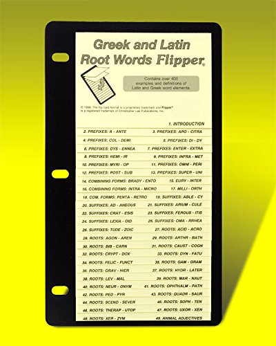 Cover of Greek 2 Latin Root Words Flipper