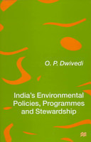 India's Environmental Policies, Programmes, and Stewardship