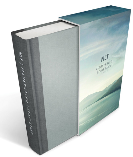 Illustrated Study Bible NLT Deluxe, Deluxe Linen Edition (Hardcover, Gray)