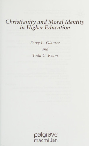 Christianity and Moral Identity in Higher Education