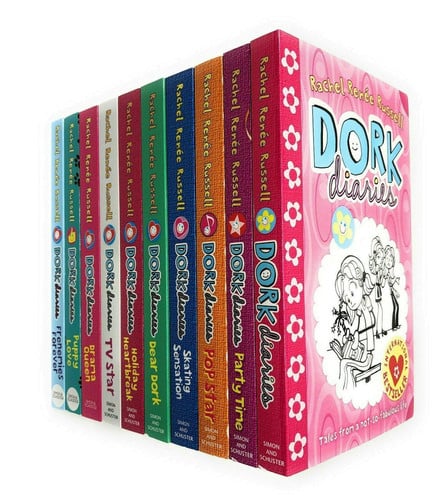 Dork Diaries Series Rachel Renee Russells Collection 10 Books Pack Set