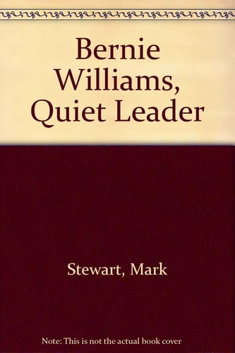 Cover of Bernie Williams, Quiet Leader