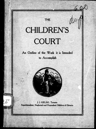 Cover of The Children's court