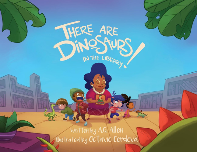 Cover of There Are Dinosaurs in the Library!