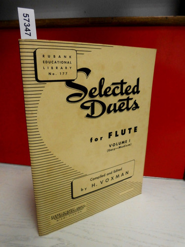 Selected Duets for Flute Volume 1 - Easy to Medium