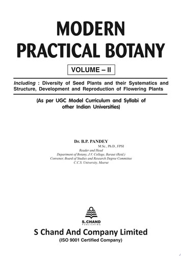 Modern Practical Botany - Volume II
