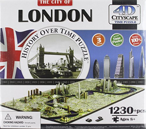 4d Cityscape London History Time: 1,230 Pieces