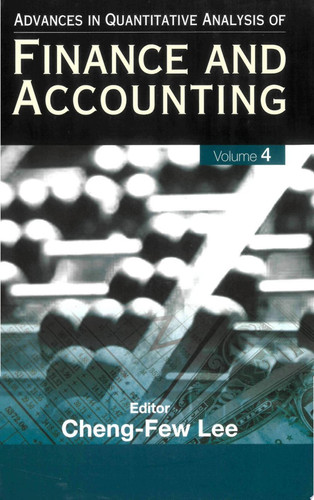 Advances in Quantitative Analysis of Finance and Accounting