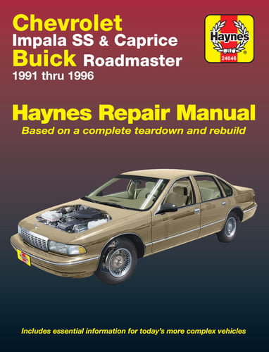 Chevrolet Impala SS and Caprice, Buick Roadmaster 1991-1996