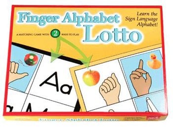 Cover of Finger Alphabet Lotto (Sign Language)