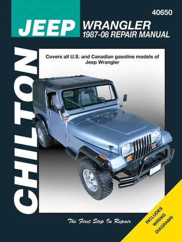 Chilton's Jeep Wrangler 1987-08 Repair Manual