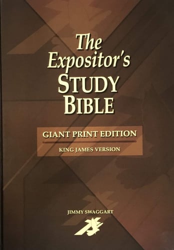 The Expositor's Study Bible Giant Print Edition