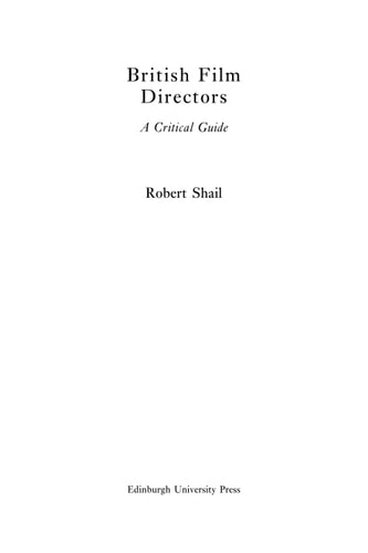 British Film Directors: A Critical Guide