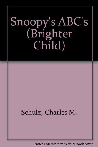 Cover of Snoopy's ABC's (Brighter Child)