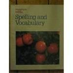 Cover of Houghton Mifflin Spelling and Vocabulary