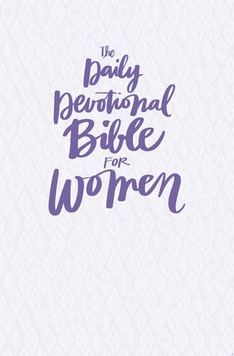 NKJV Daily Devotional Bible for Women, Purple/Blue LeatherTouch