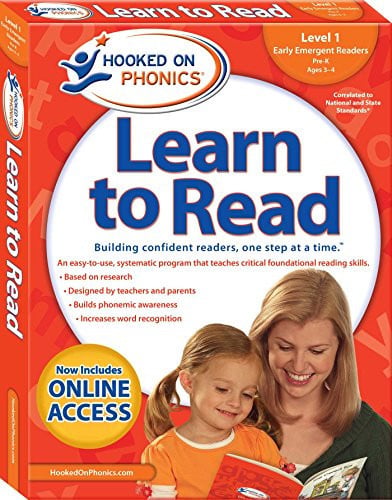 Hooked on Phonics Learn to Read - Level 1 Early Emergent Readers (Pre-K | Ages 3-4)