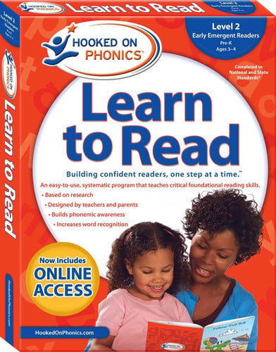 Hooked on Phonics Learn to Read - Level 2 Early Emergent Readers (Pre-K | Ages 3-4)