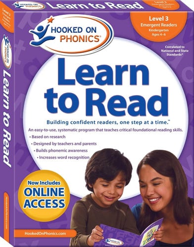 Hooked on Phonics Learn to Read - Level 3 Emergent Readers (Kindergarten | Ages 4-6)