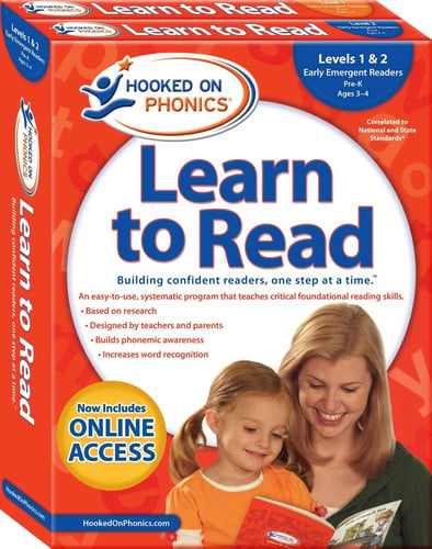 Hooked on Phonics Learn to Read - Levels 1&2 Complete Early Emergent Readers (Pre-K | Ages 3-4)