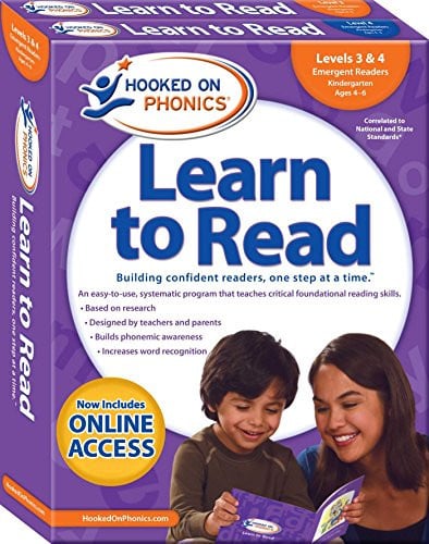 Hooked on Phonics Learn to Read - Levels 3&4 Complete Emergent Readers (Kindergarten | Ages 4-6)