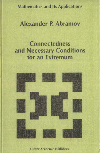Connectedness and Necessary Conditions for an Extremum