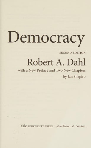 On Democracy