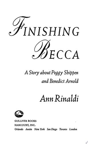 Cover of Finishing Becca