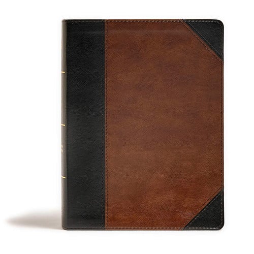 CSB Tony Evans Study Bible, Black/Brown Leathertouch, Indexed Study Notes and Commentary, Articles, Videos, Easy-To-Read Font