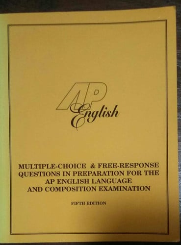 Cover of Multiple-Choice and Free-Response Questions in Preparation for the Ap English Literature and Composition Examination