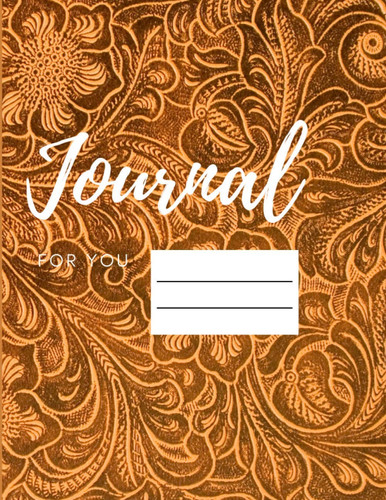 The journal is a beautiful lined notebook