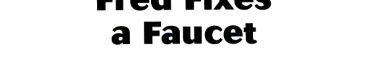 Cover of Fred fixes a faucet