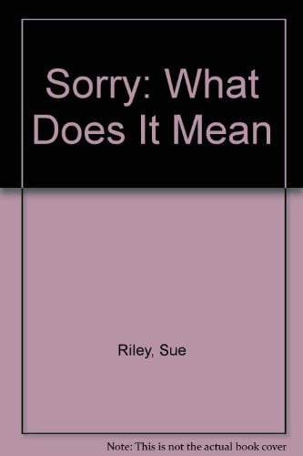 Cover of I'm sorry