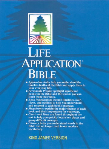 Life Application Bible-King James Version, Black Bonded Leather