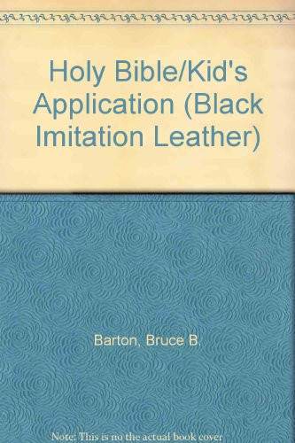 Holy Bible/Kid's Application (Black Imitation Leather)