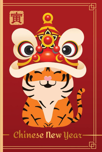 Chinese New Year Lion Dragon Dance Tiger Planner 2022 Year of the Tiger 2022 Weekly and Monthly Calendar Planner. Chinese Lunar New Year Gifts