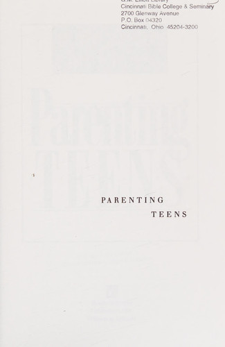 Parenting Teens